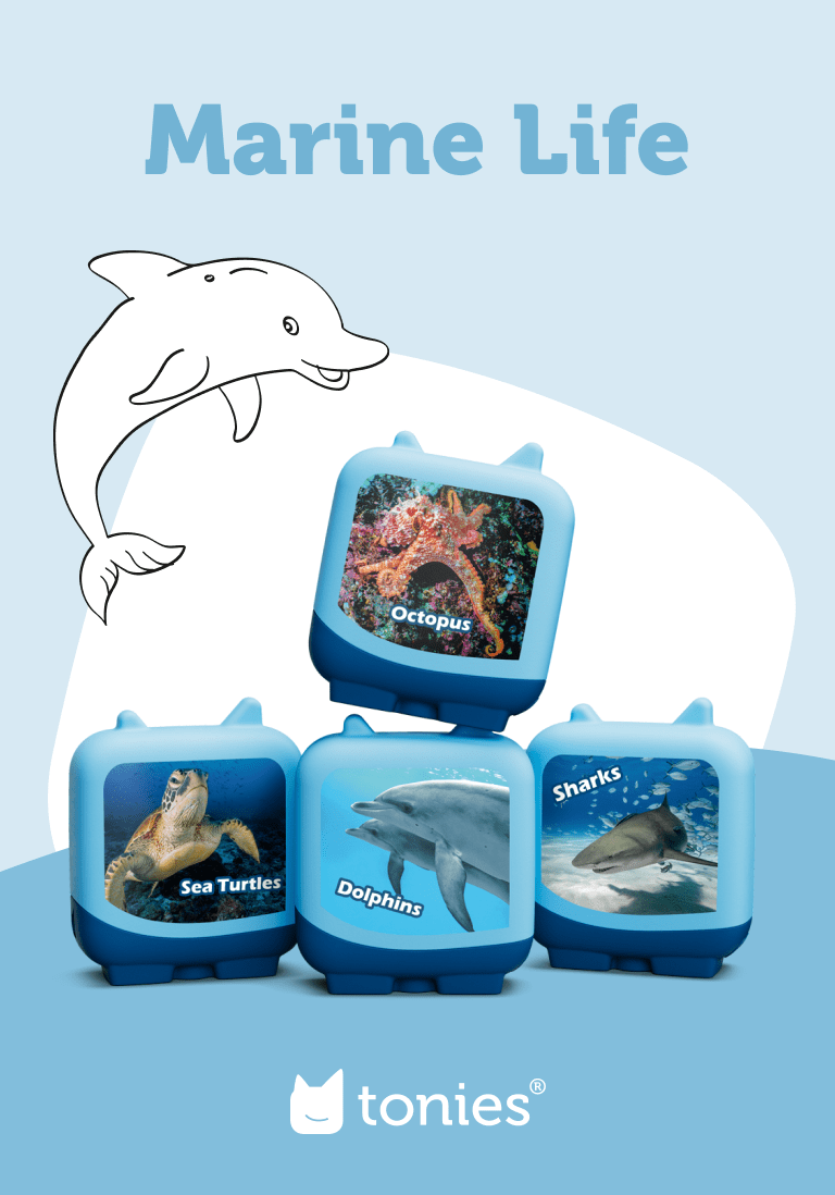 Marine Life Clever Tonies - 4 Pack