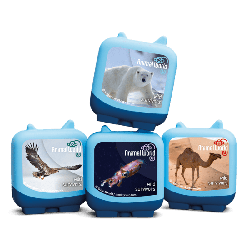 Animal World Wild Survivors Clever Tonies - 4 Pack