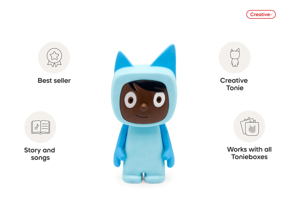 Light Blue with Dark Hue Creative-Tonie